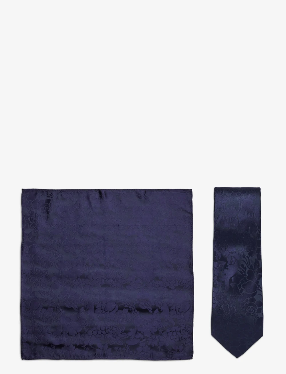 Amanda Christensen - Tie & Pocket Square - einstecktücher - navy - 0