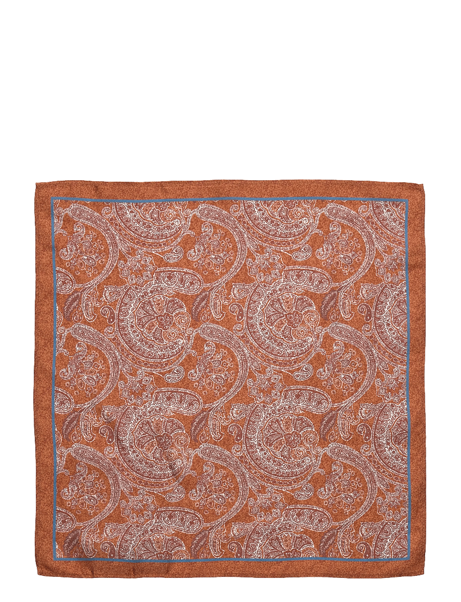 Amanda Christensen - Tie & Pocket Square - lommeklude - 211 rust - 1
