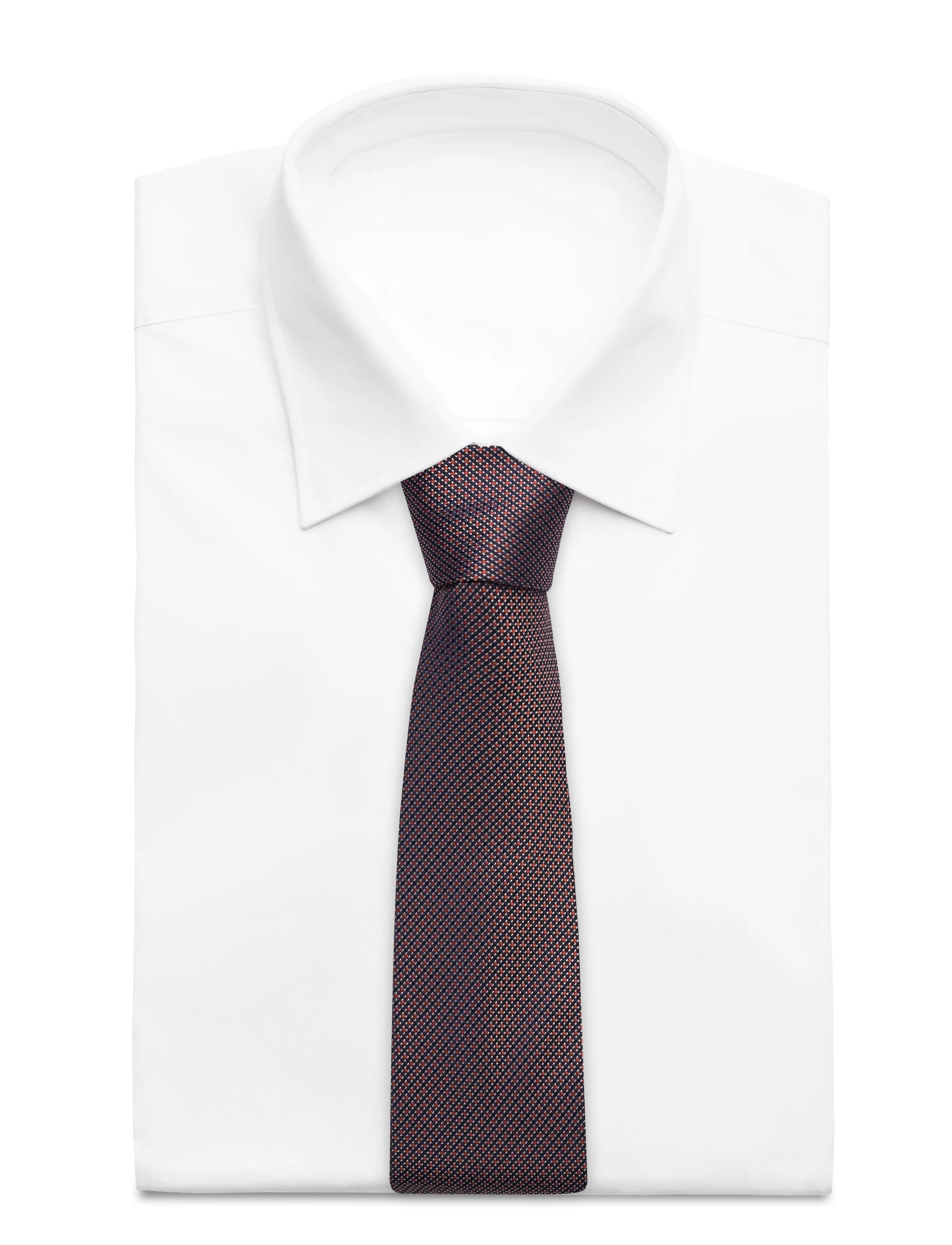 Amanda Christensen - Tie & Pocket Square - näsduk - 211 rust - 3