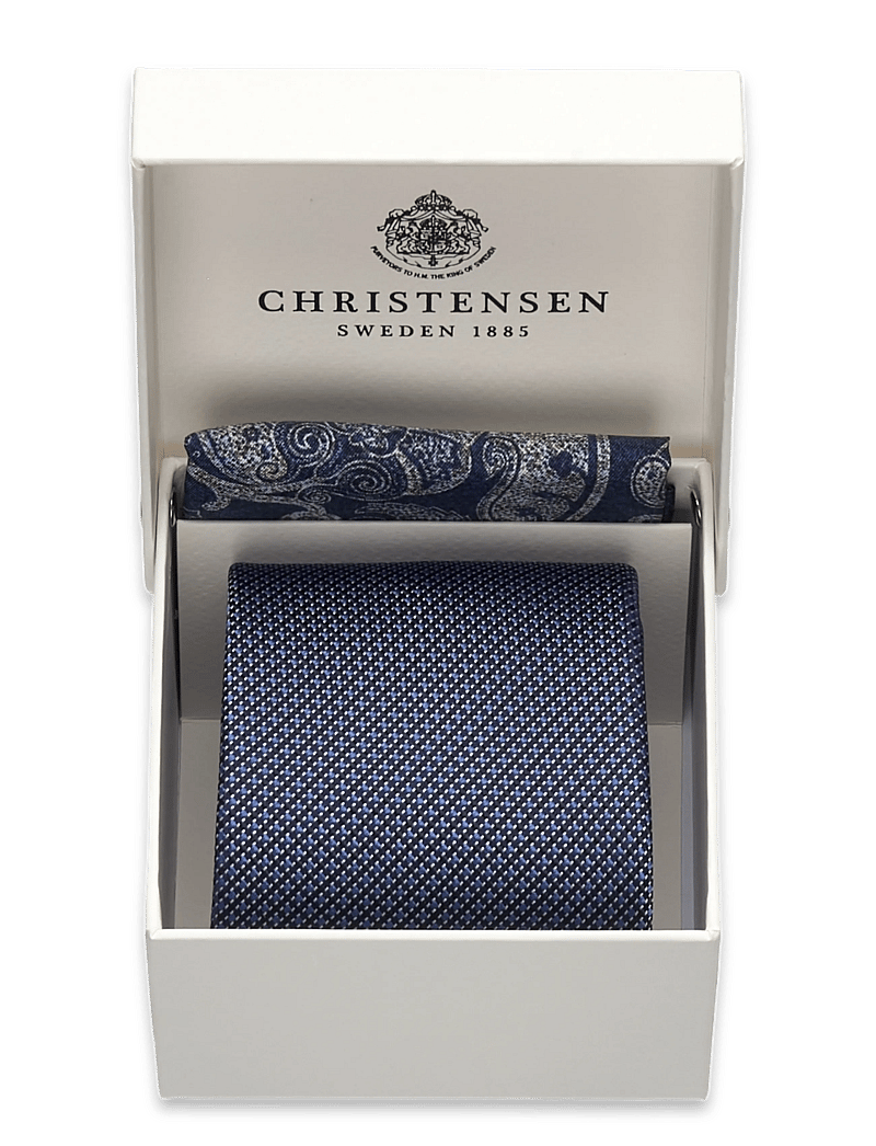 Amanda Christensen - Tie & Pocket Square - einstecktücher - 403 sky blue - 2