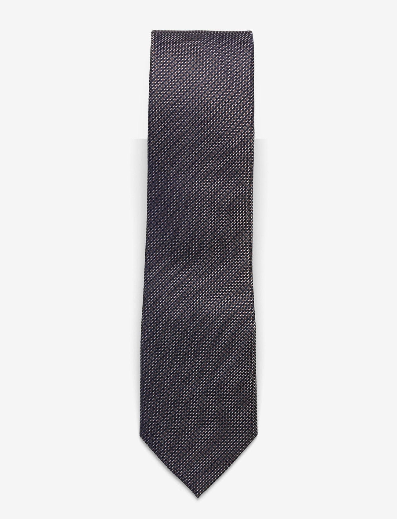 Amanda Christensen - Tie & Pocket Square - lommeklude - 800 brown - 0