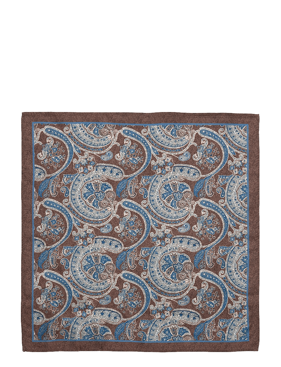 Amanda Christensen - Tie & Pocket Square - lommetørklær - 800 brown - 1