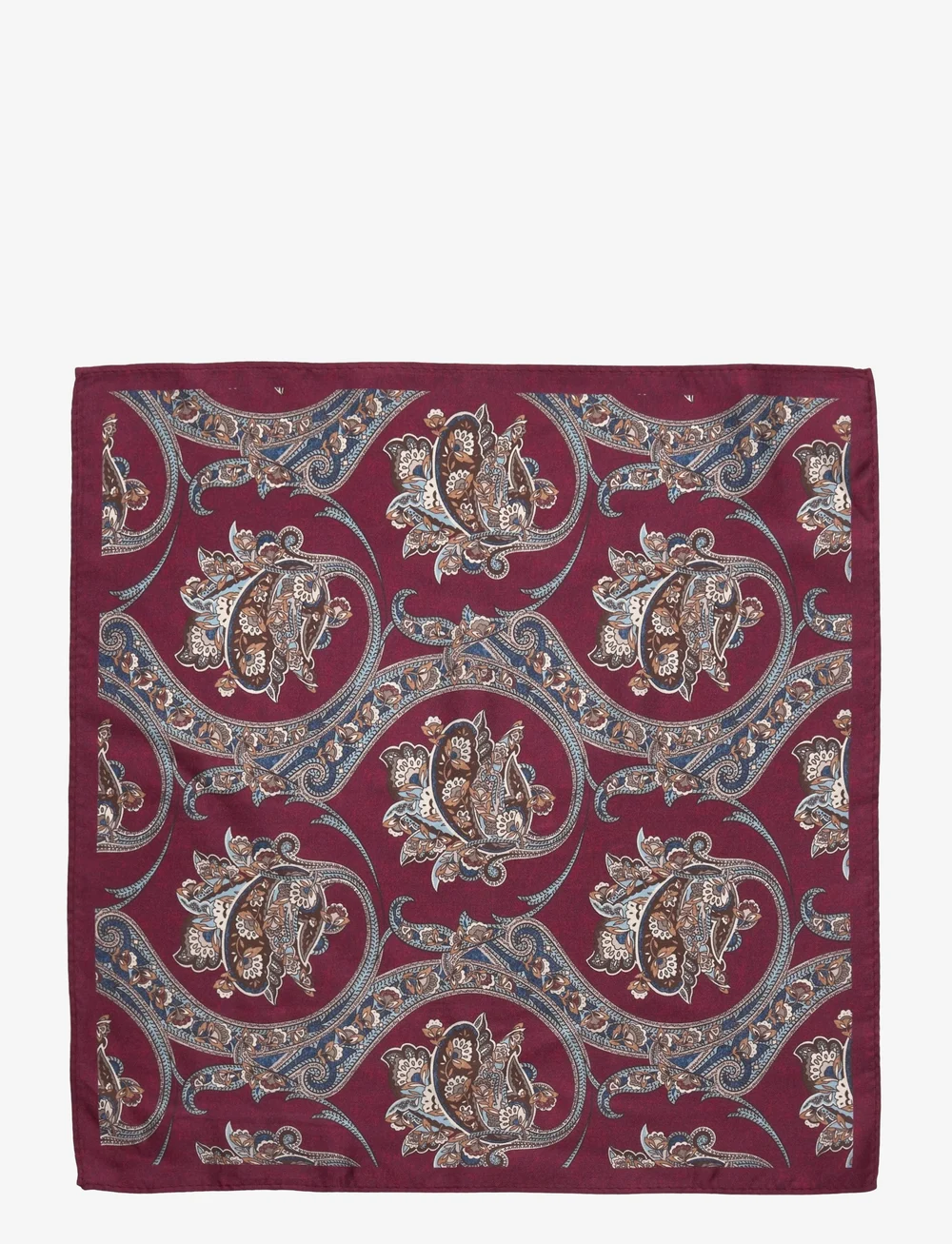 Amanda Christensen - Tie & Pocket Square - lommetørklær - 312 wine red - 1