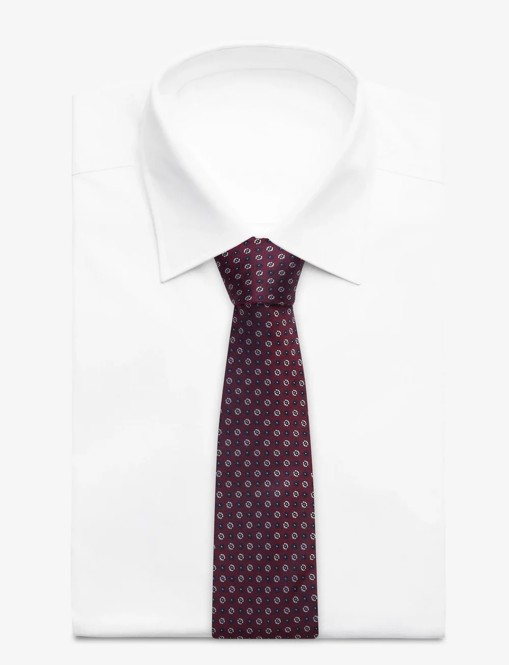 Amanda Christensen - Tie & Pocket Square - lommetørklær - 312 wine red - 3
