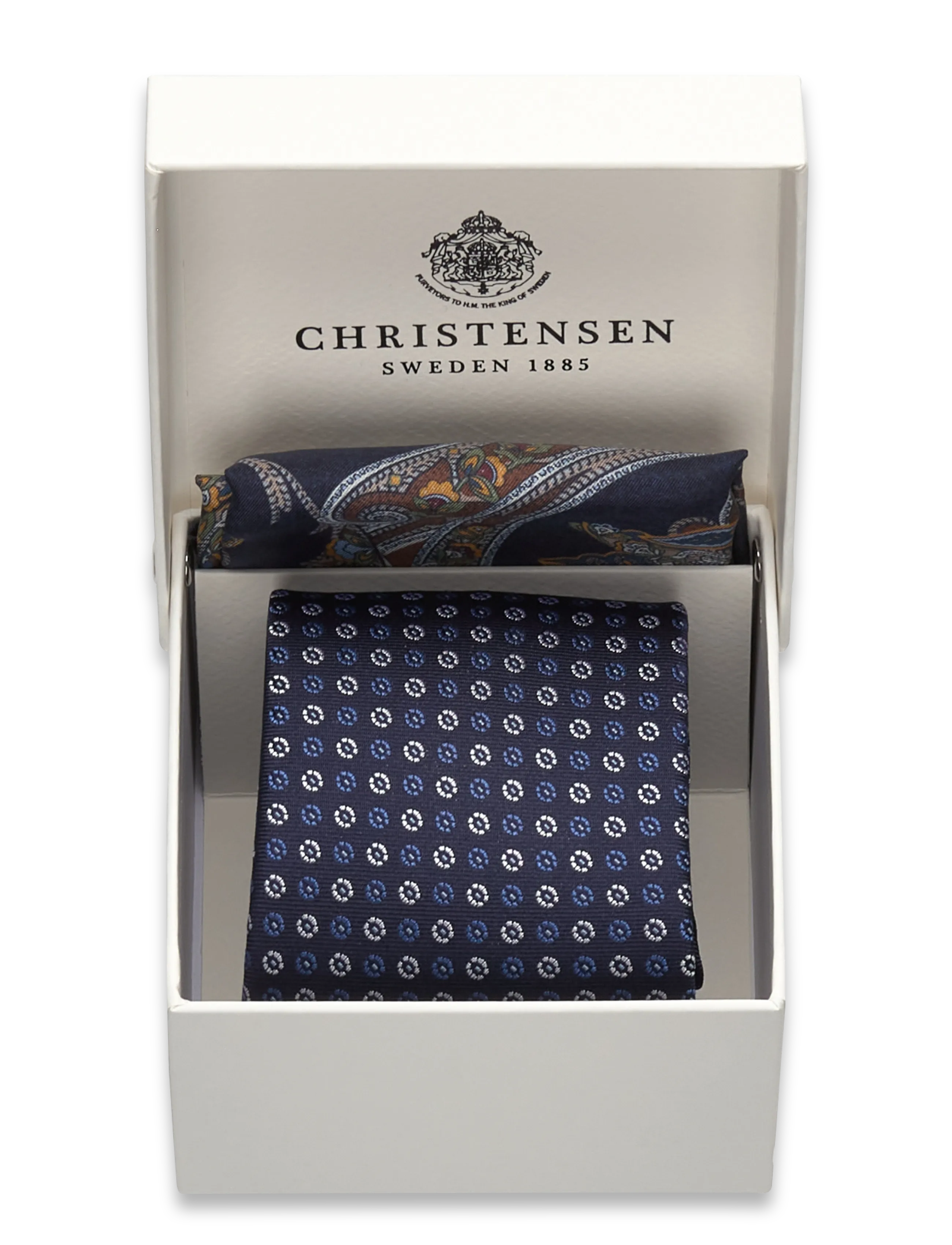 Amanda Christensen - Tie & Pocket Square - einstecktücher - 409 navy - 2
