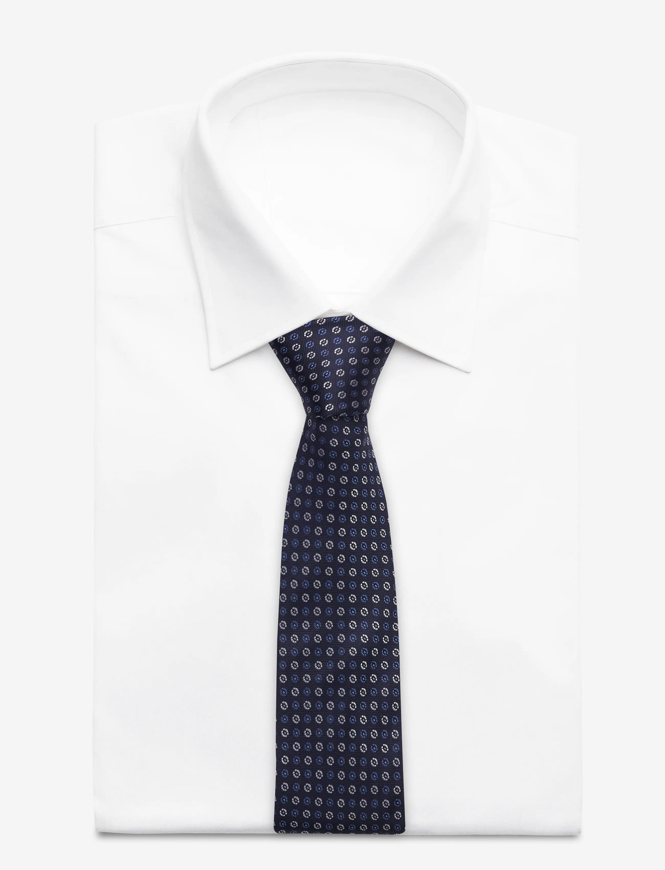 Amanda Christensen - Tie & Pocket Square - lommeklude - 409 navy - 3
