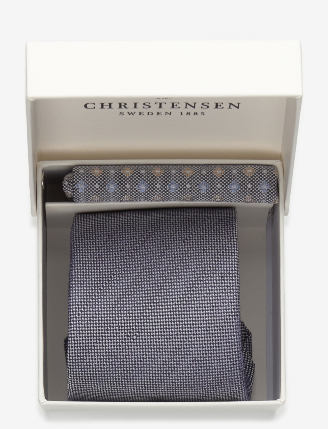 Amanda Christensen - Tie & Pocket Square - pocket squares - navy - 2