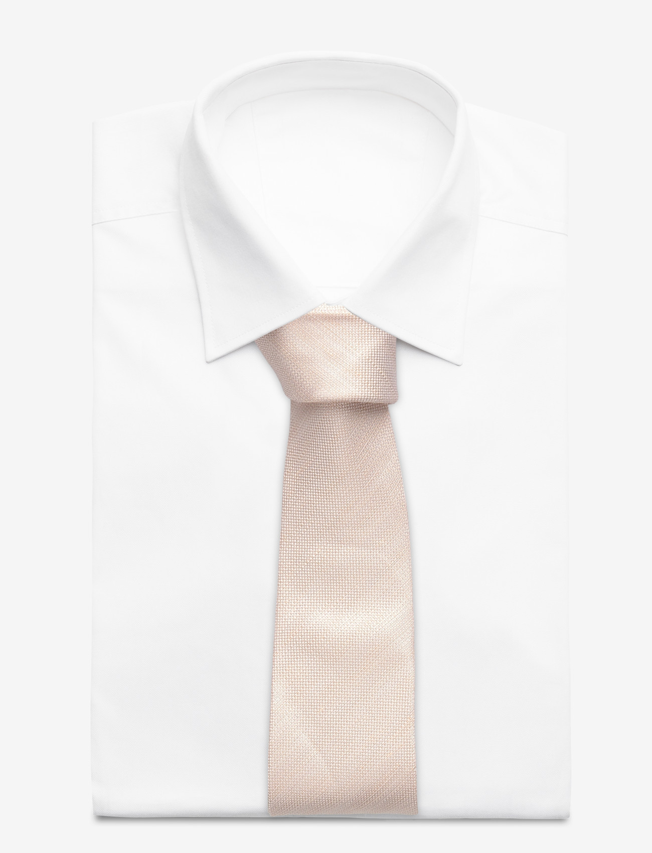 Amanda Christensen - Tie & Pocket Square - lommeklude - sand - 3