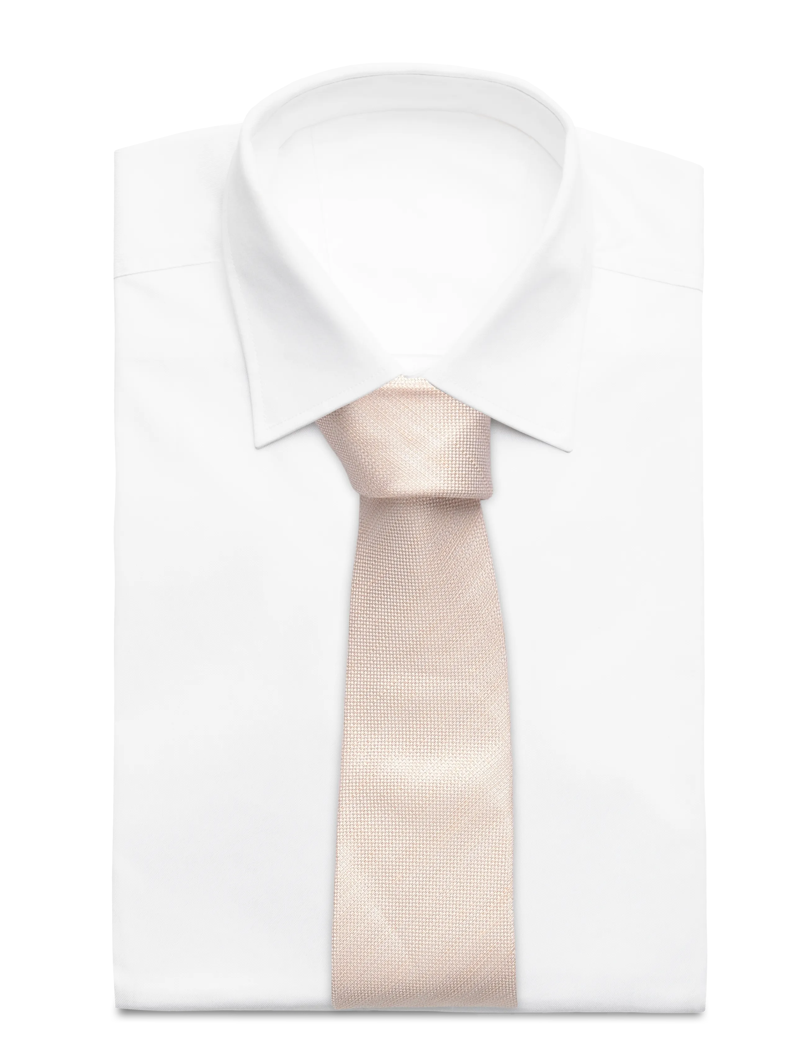 Amanda Christensen - Tie & Pocket Square - lommeklude - sand - 3