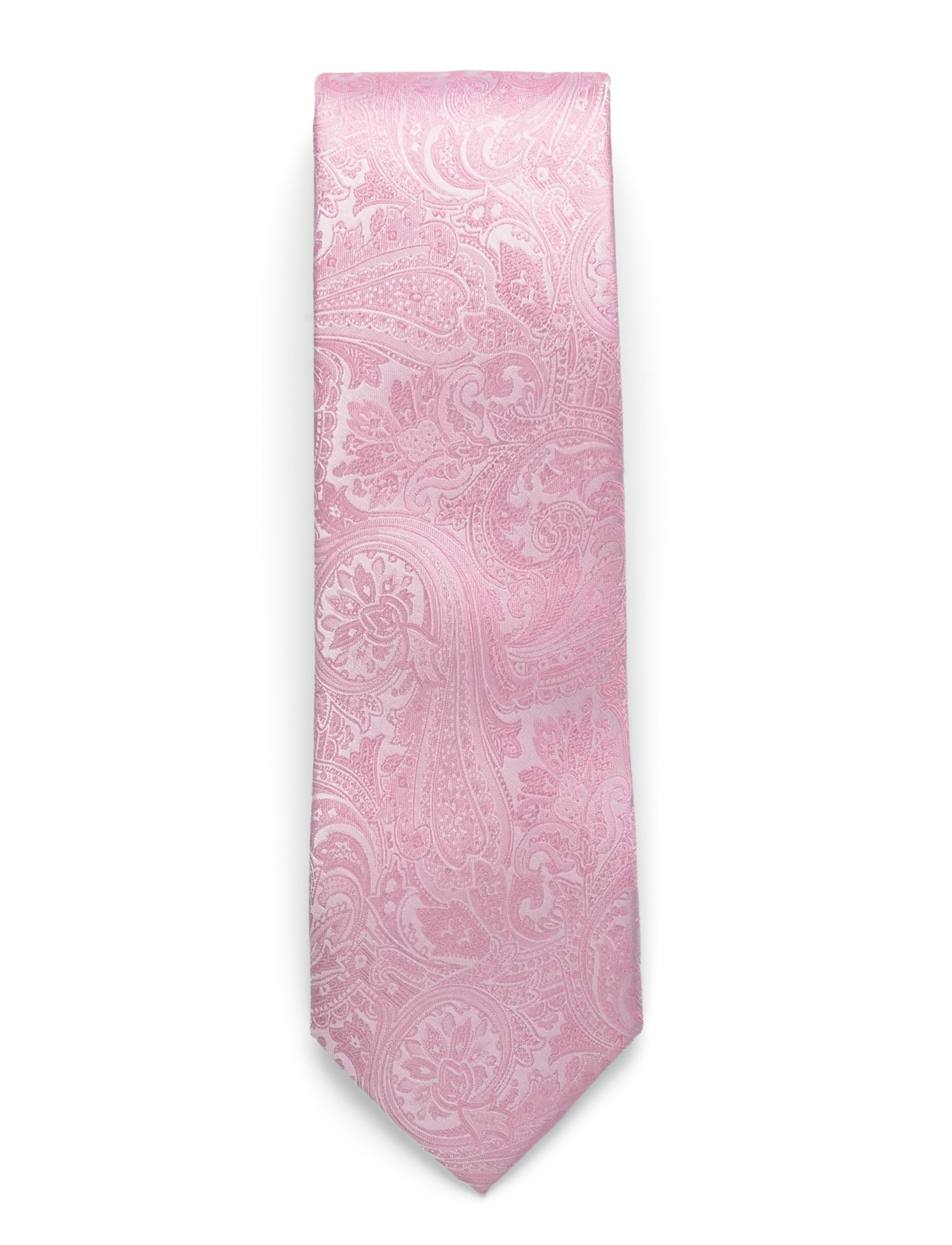 Amanda Christensen - Tie & Pocket Square - miesten - powder pink - 1