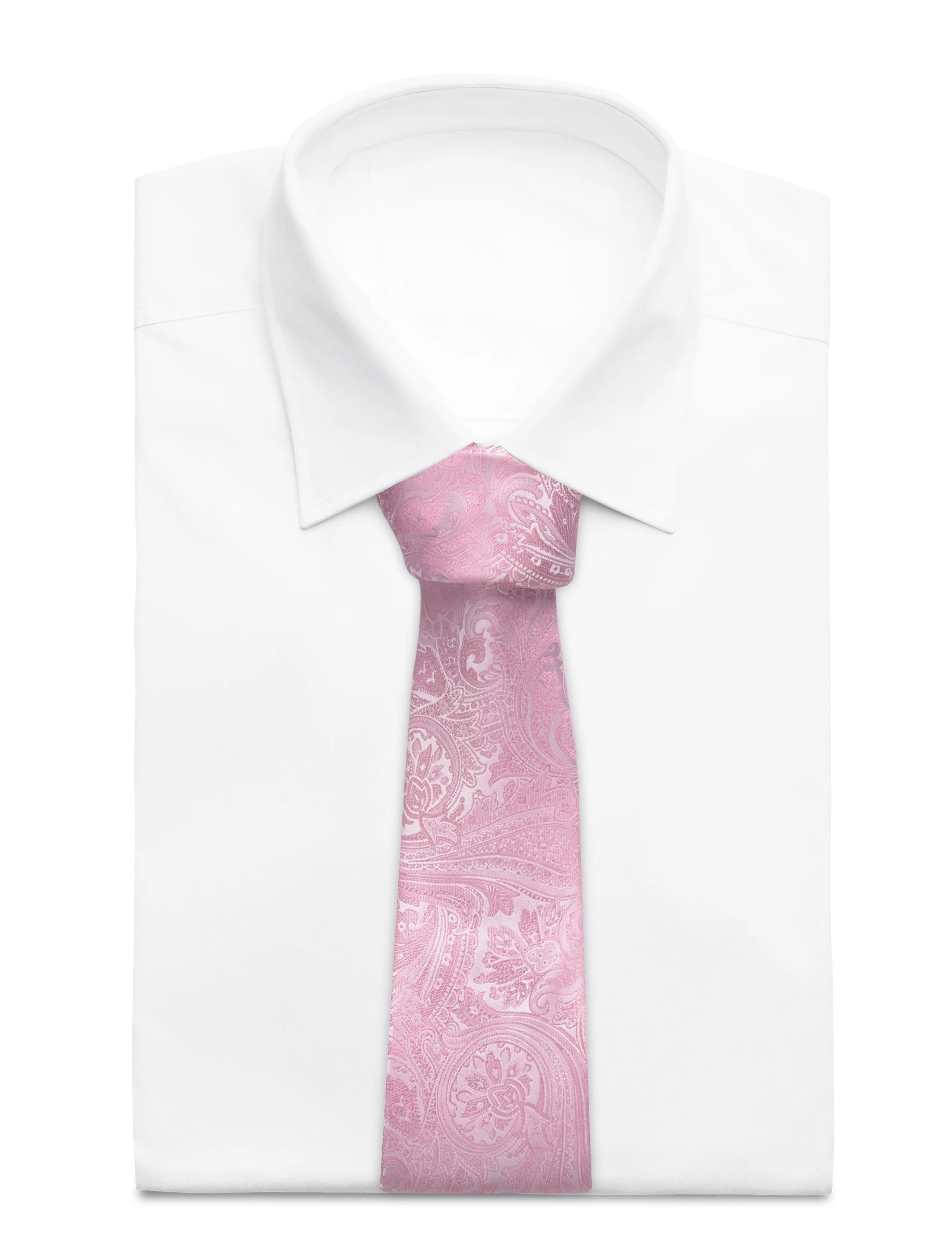 Amanda Christensen - Tie & Pocket Square - miesten - powder pink - 3