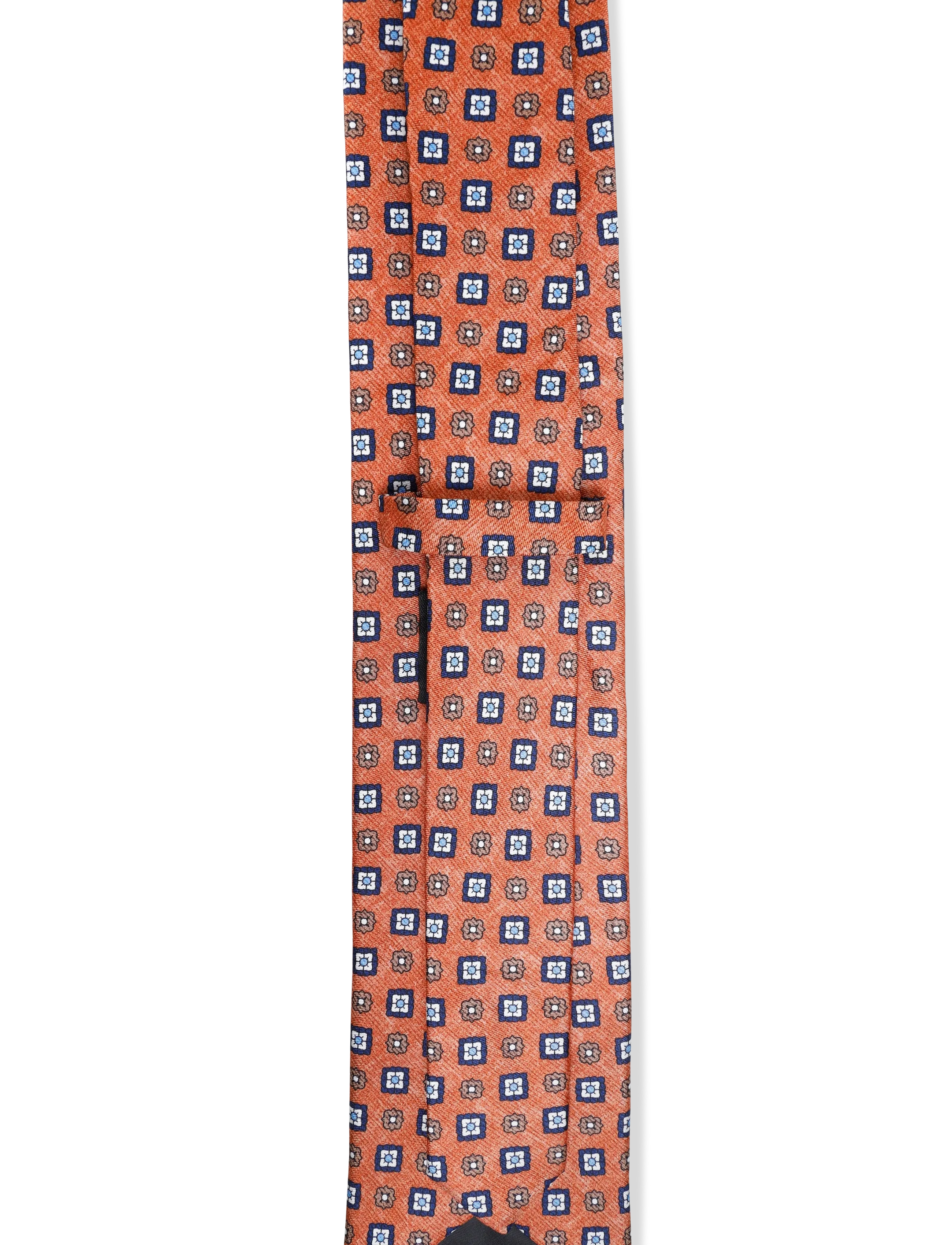 Amanda Christensen - Tie & Pocket Square - lommeklude - 213 rust melange - 2
