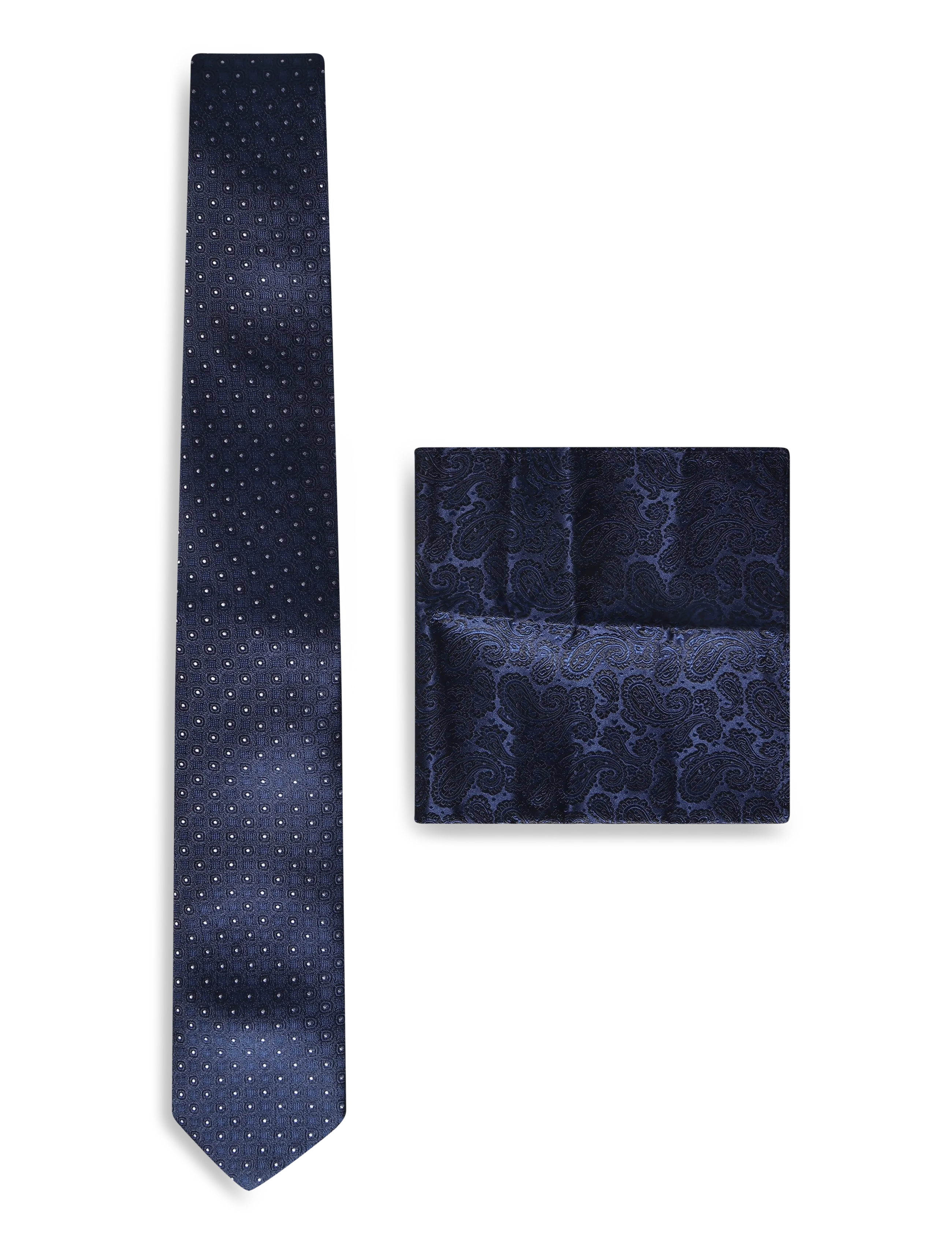 Amanda Christensen Tie & Pocket Square - Krawatten - 406 NAPOLI BLUE / navy