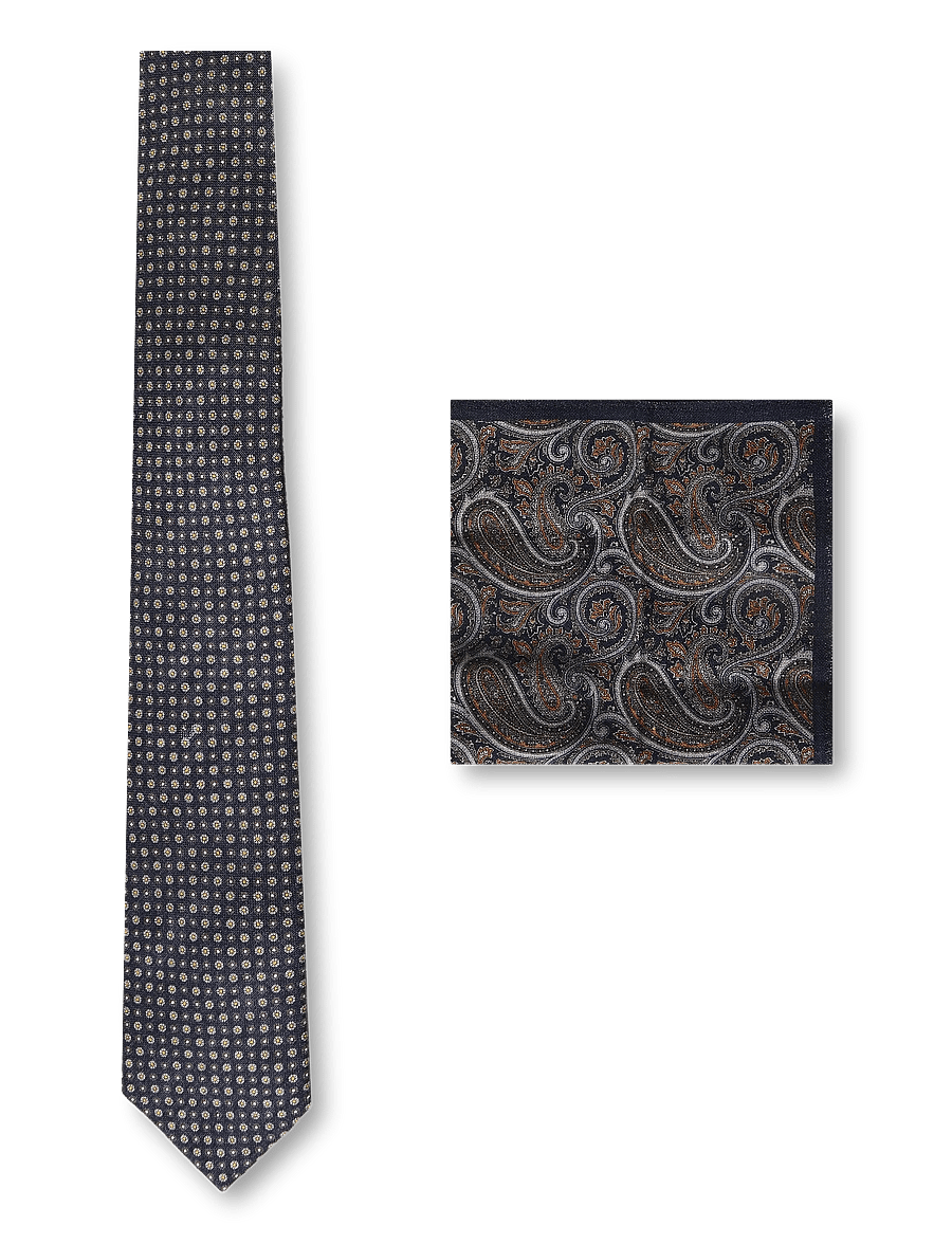 Amanda Christensen - Tie & Pocket Square - einstecktücher - 409 navy - 0