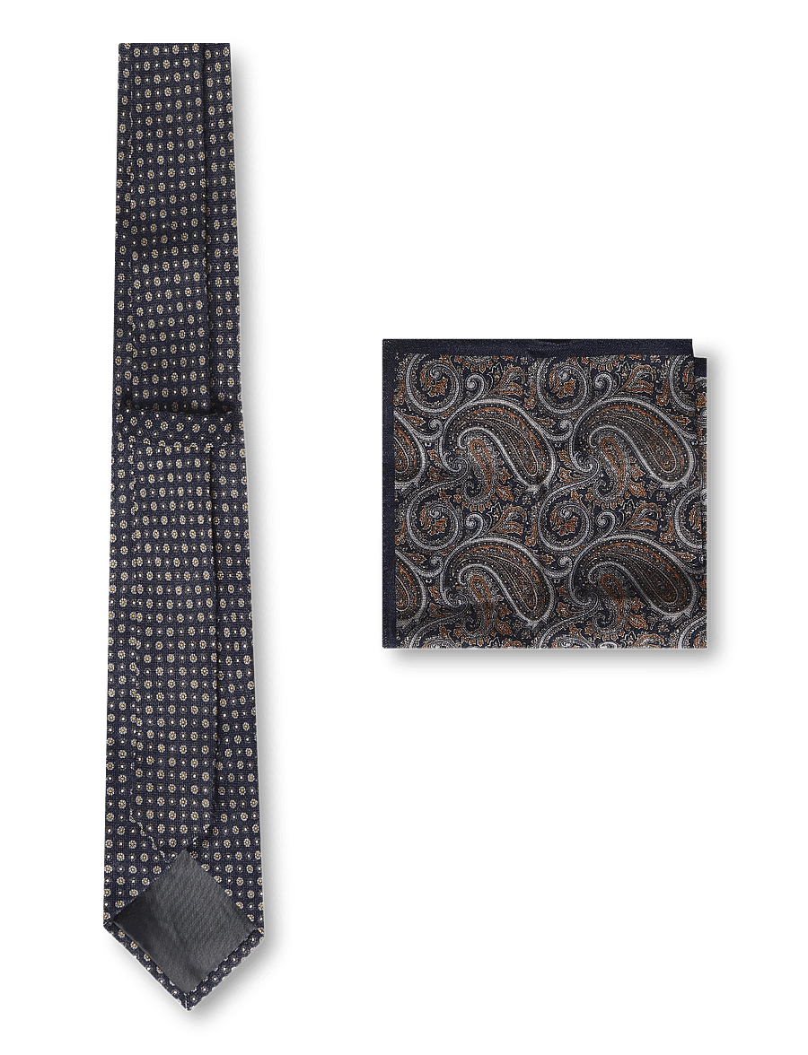 Amanda Christensen - Tie & Pocket Square - einstecktücher - 409 navy - 1
