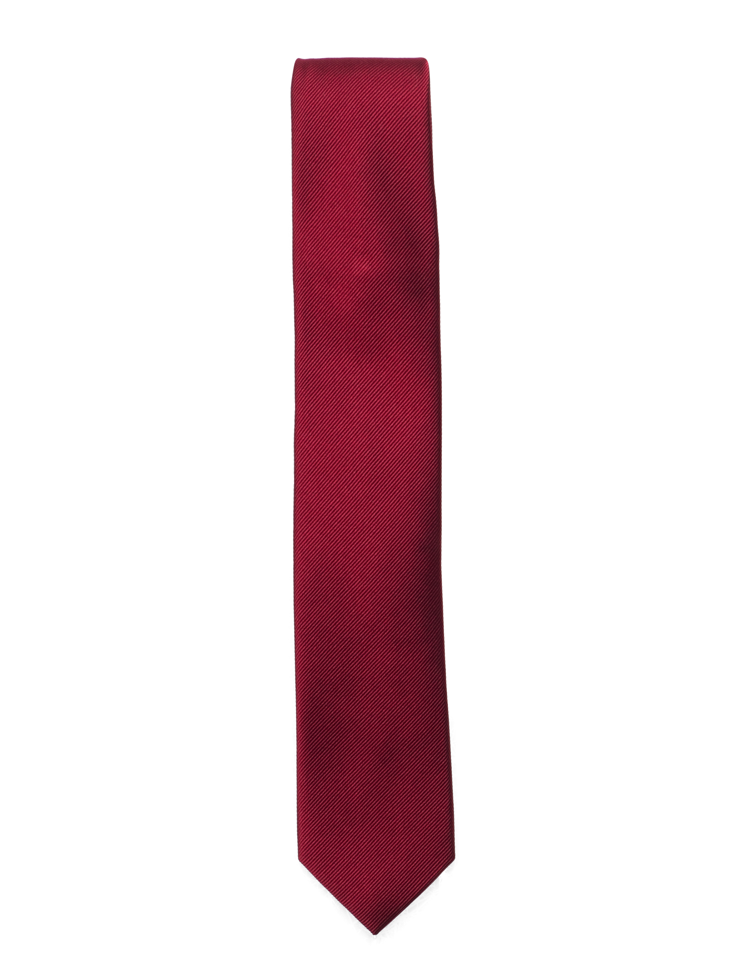 Amanda Christensen Slim Tie - Krawatten & Accessoires - WINE RED / red