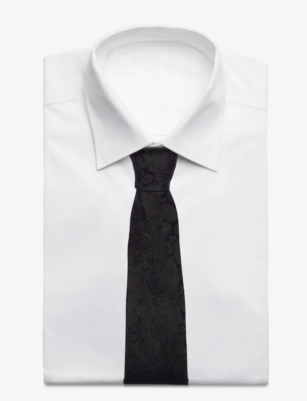 Amanda Christensen - Slim Tie - ties - black - 1