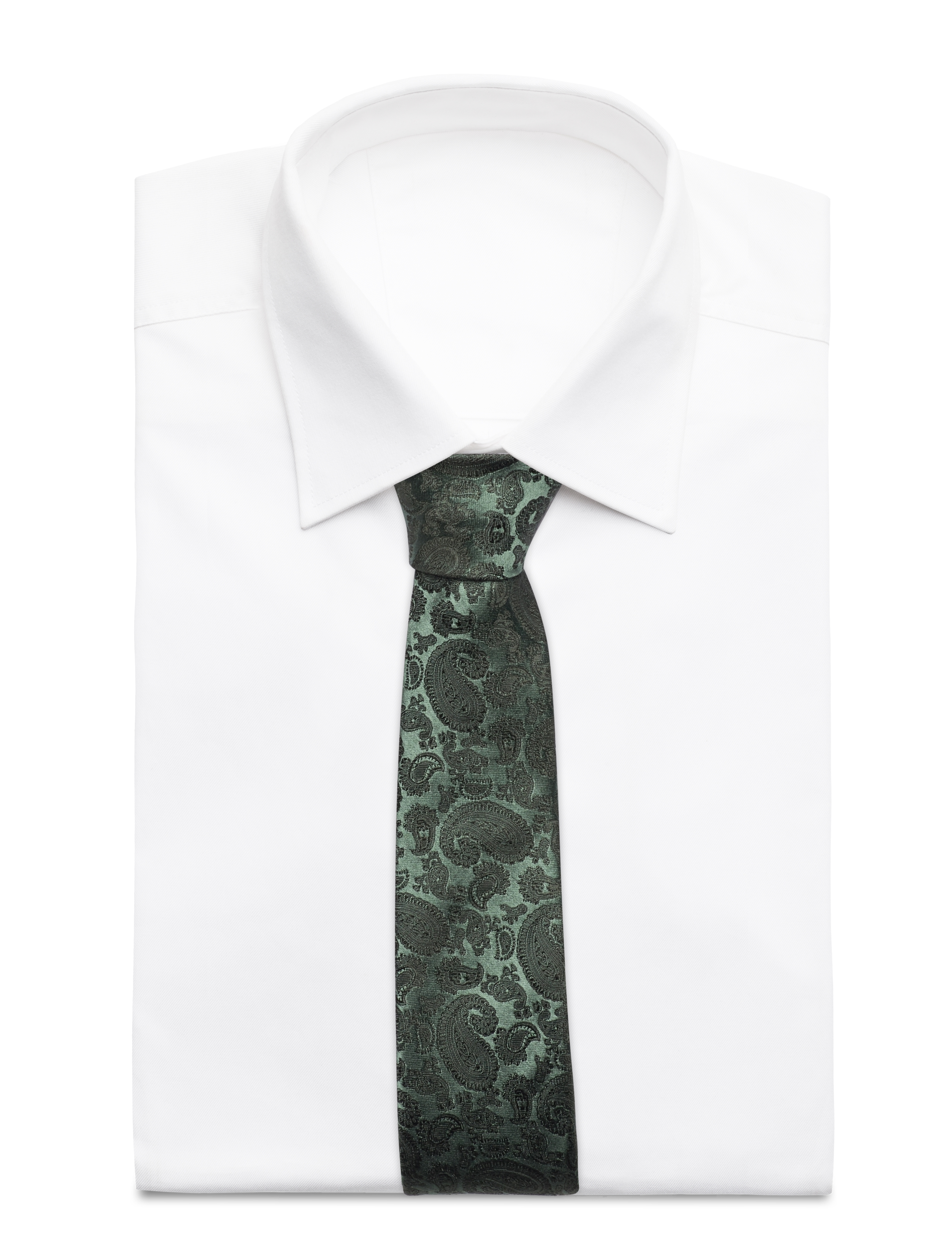 Amanda Christensen - Slim Tie - krawaty - olive - 1