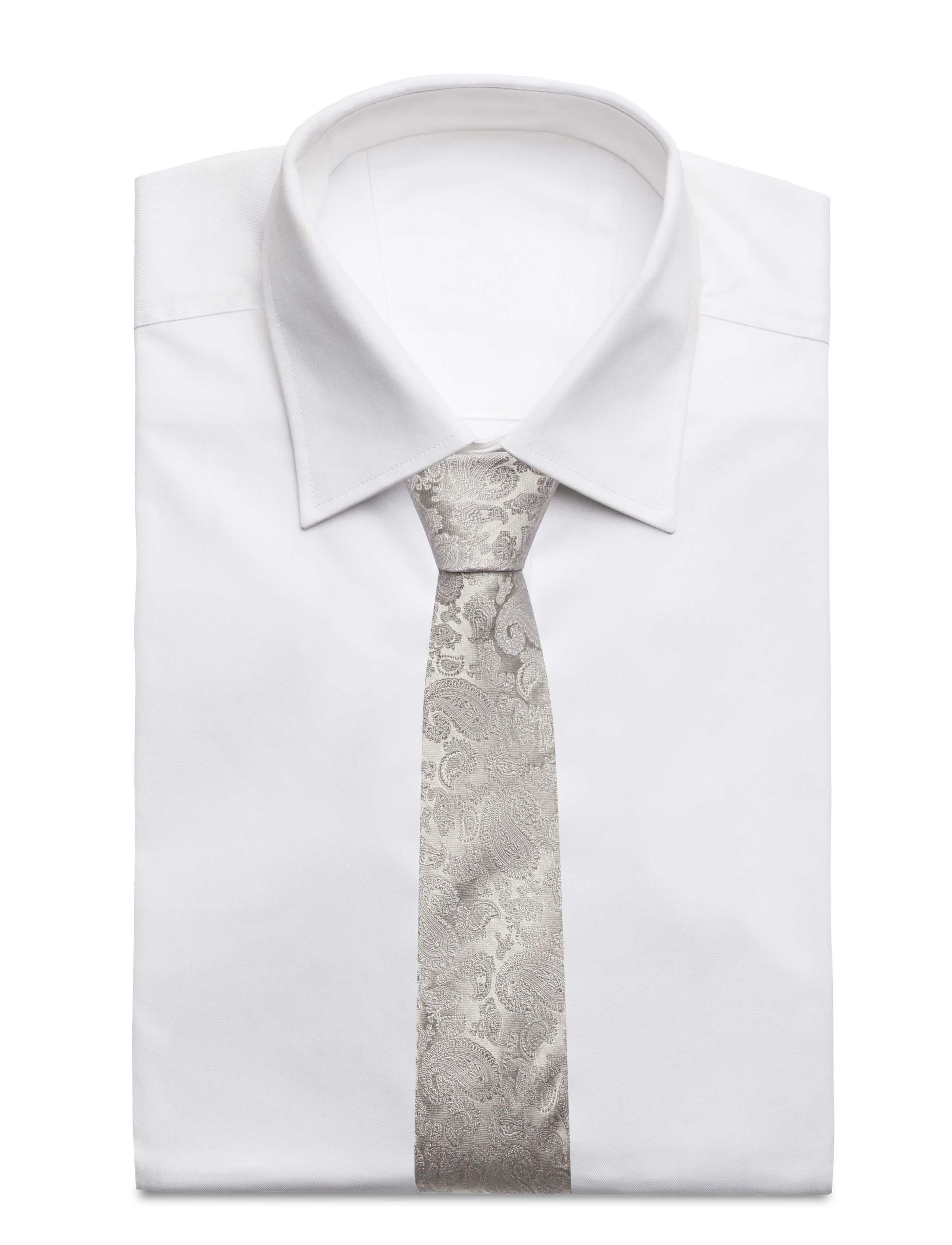 Amanda Christensen - Slim Tie - kaklaraiščiai - silver - 1