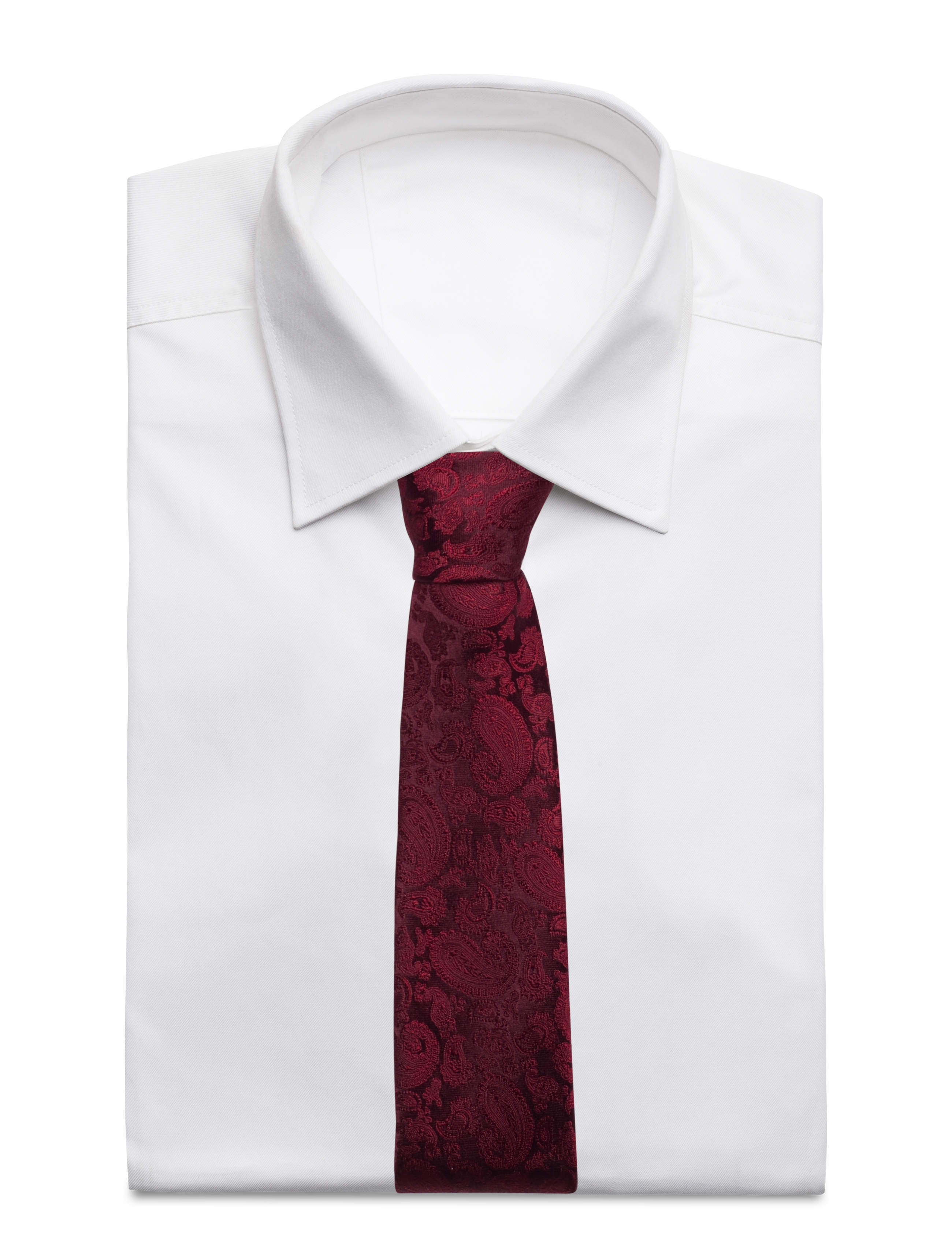 Amanda Christensen - Slim Tie - slips - wine red - 1