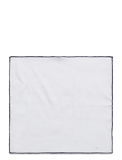 Amanda Christensen Pocket Square - Accessoires - NAVY / white
