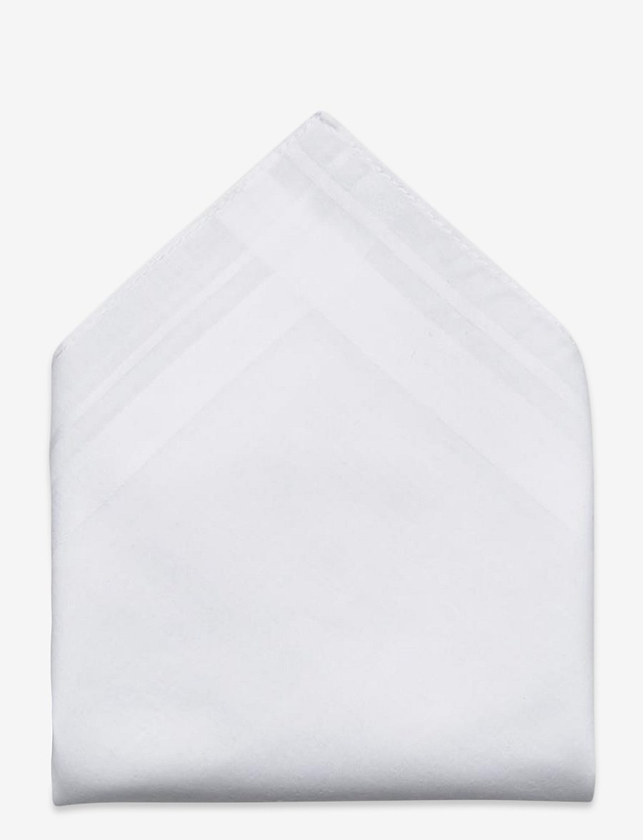 Amanda Christensen - Handkerchief 1-pack - einstecktücher - white - 0