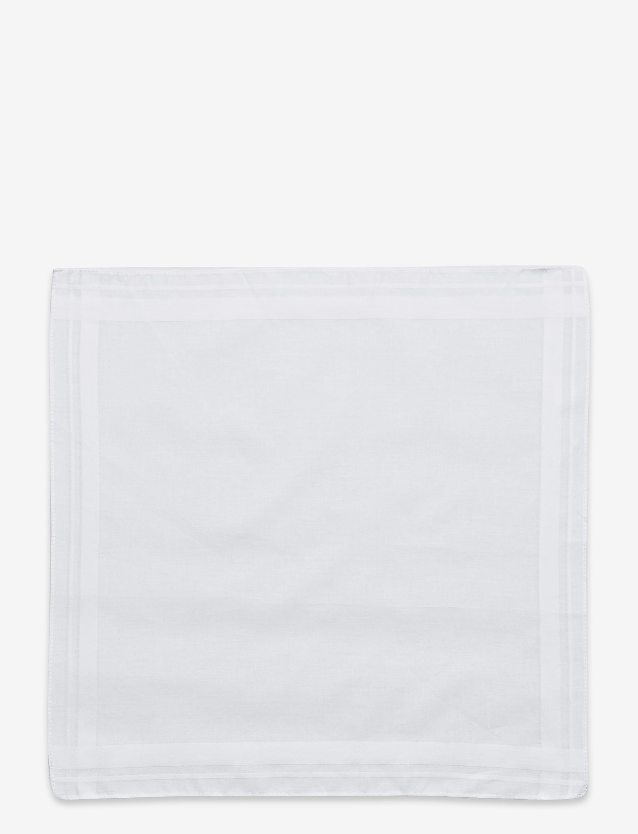 Amanda Christensen - Handkerchief 1-pack - lägsta priserna - white - 1