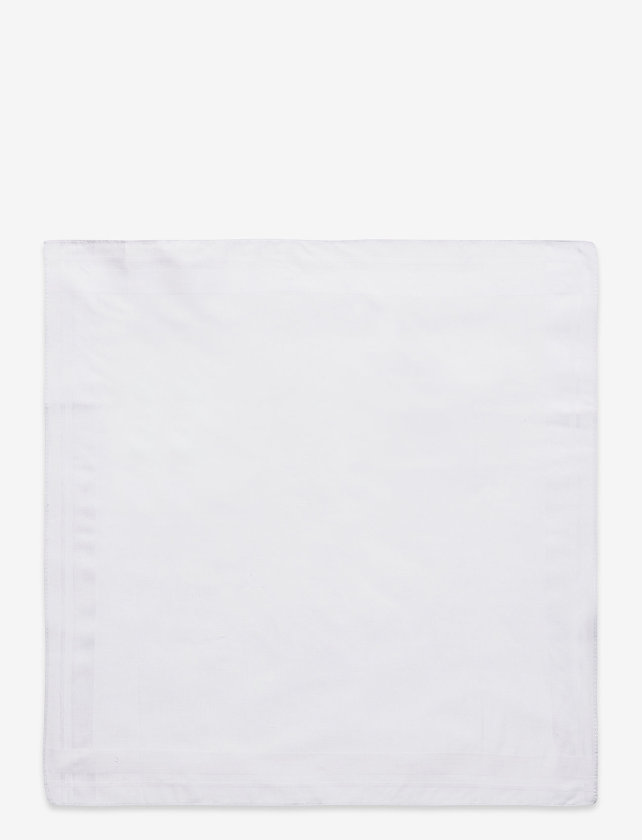 Amanda Christensen - Handkerchief 1-pack - lommeklude - white - 0