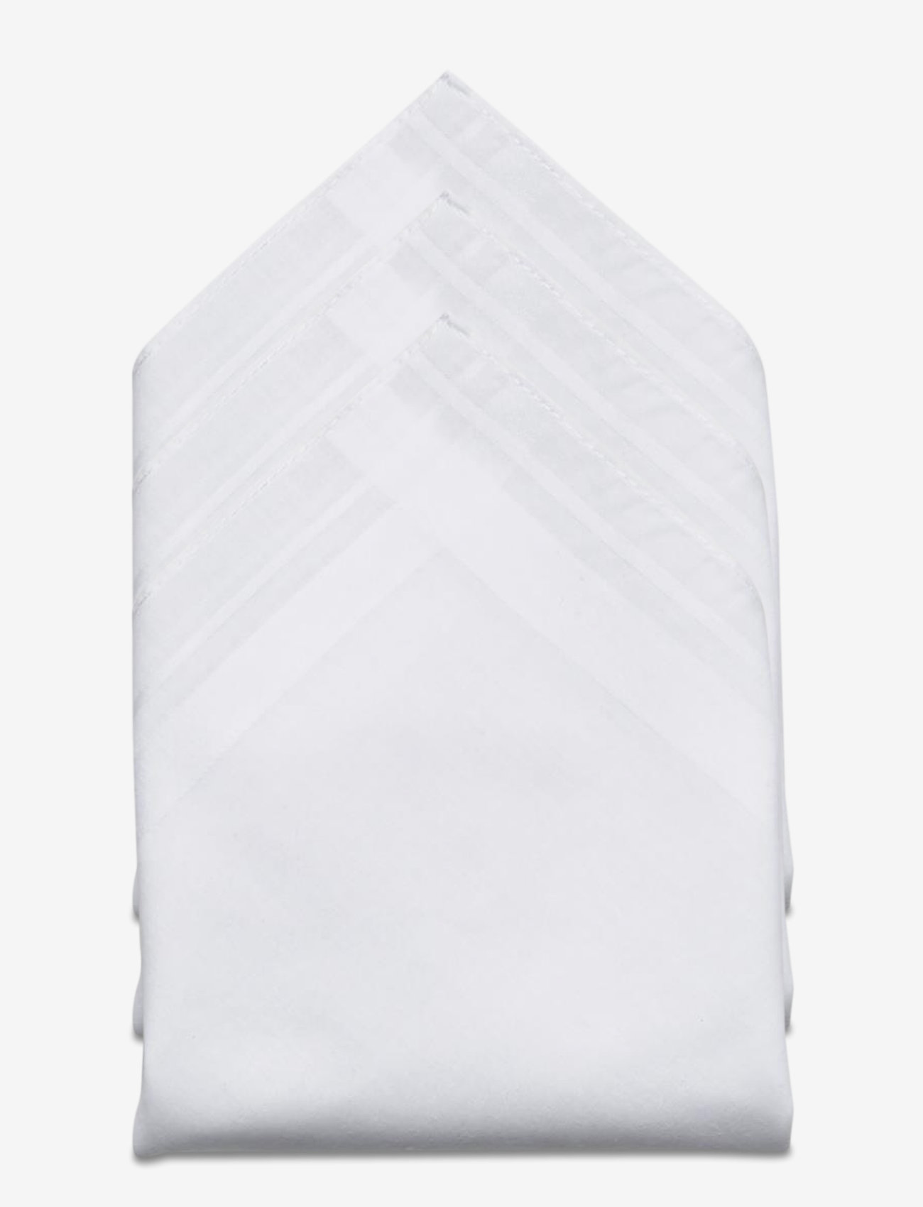 Amanda Christensen - Handkerchief 3-pack - pocket squares - white - 0