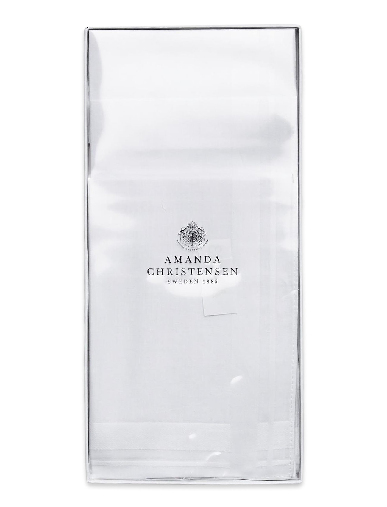 Amanda Christensen - Handkerchief 3-pack - alhaisimmat hinnat - white - 1