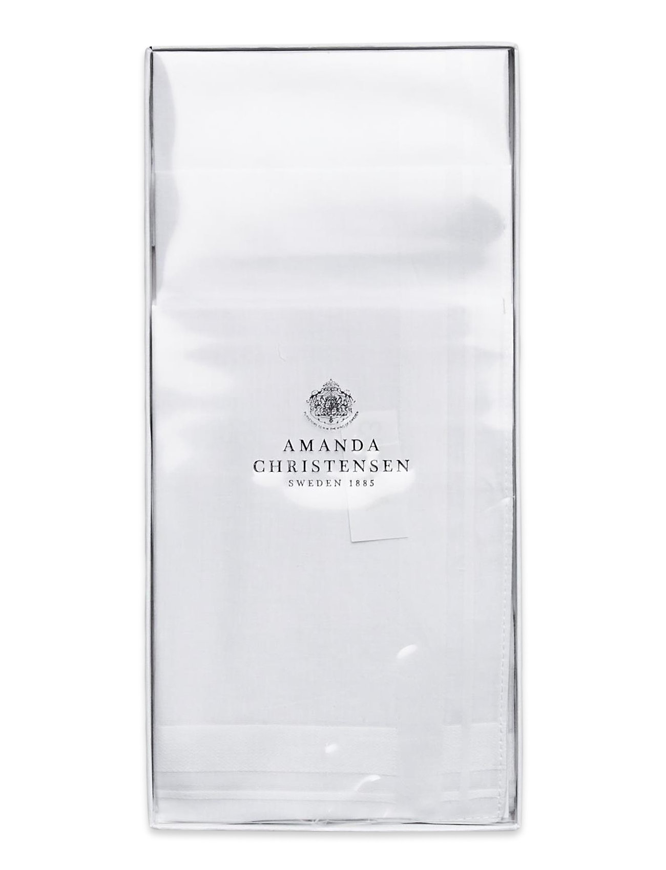 Amanda Christensen - Handkerchief 3-pack - mažiausios kainos - white - 1