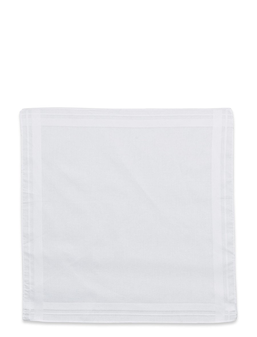 Amanda Christensen - Handkerchief 3-pack - taskuliinat - white - 3