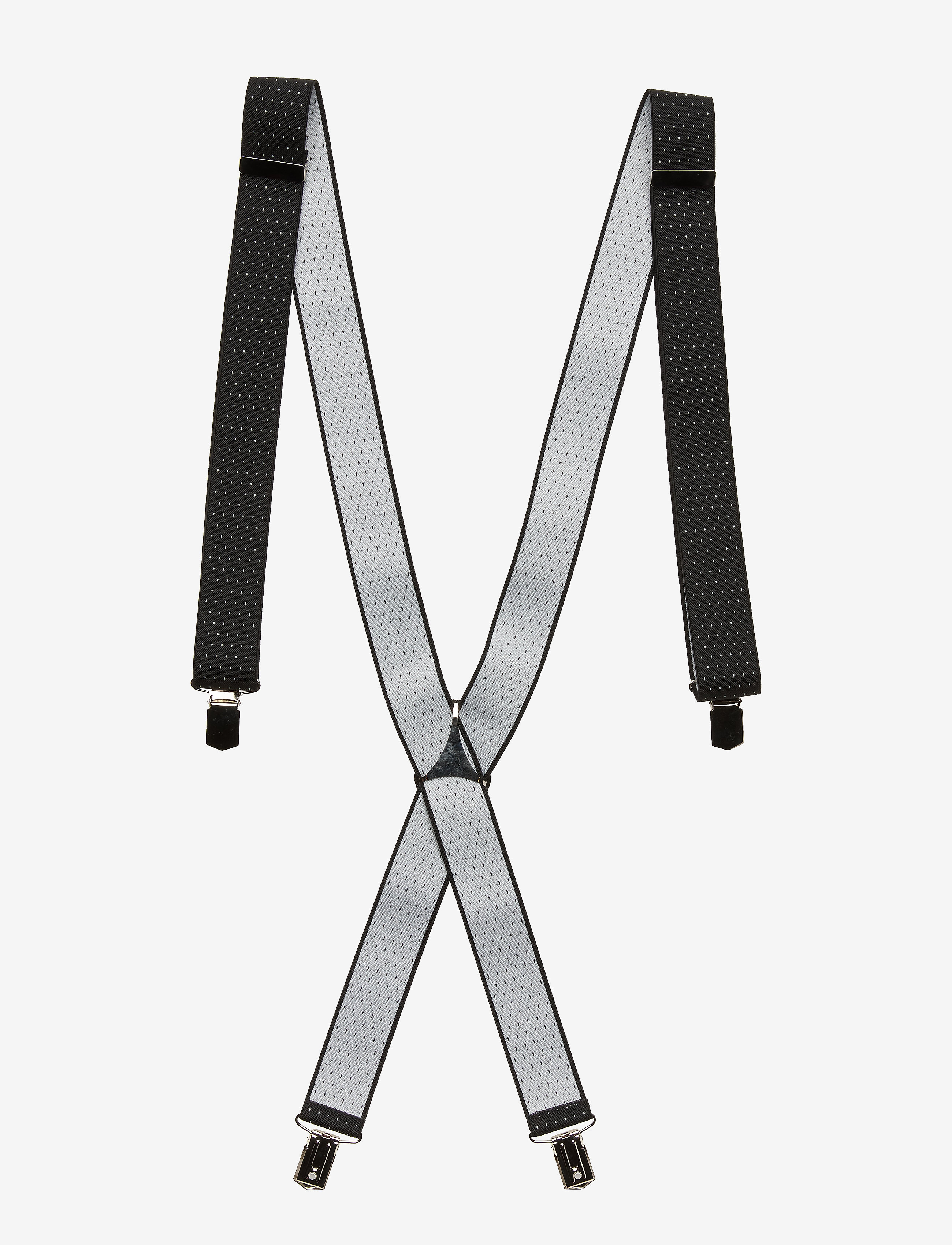 AMANDA CHRISTENSEN Braces Micro Dot Schwarz - One Size - Herren