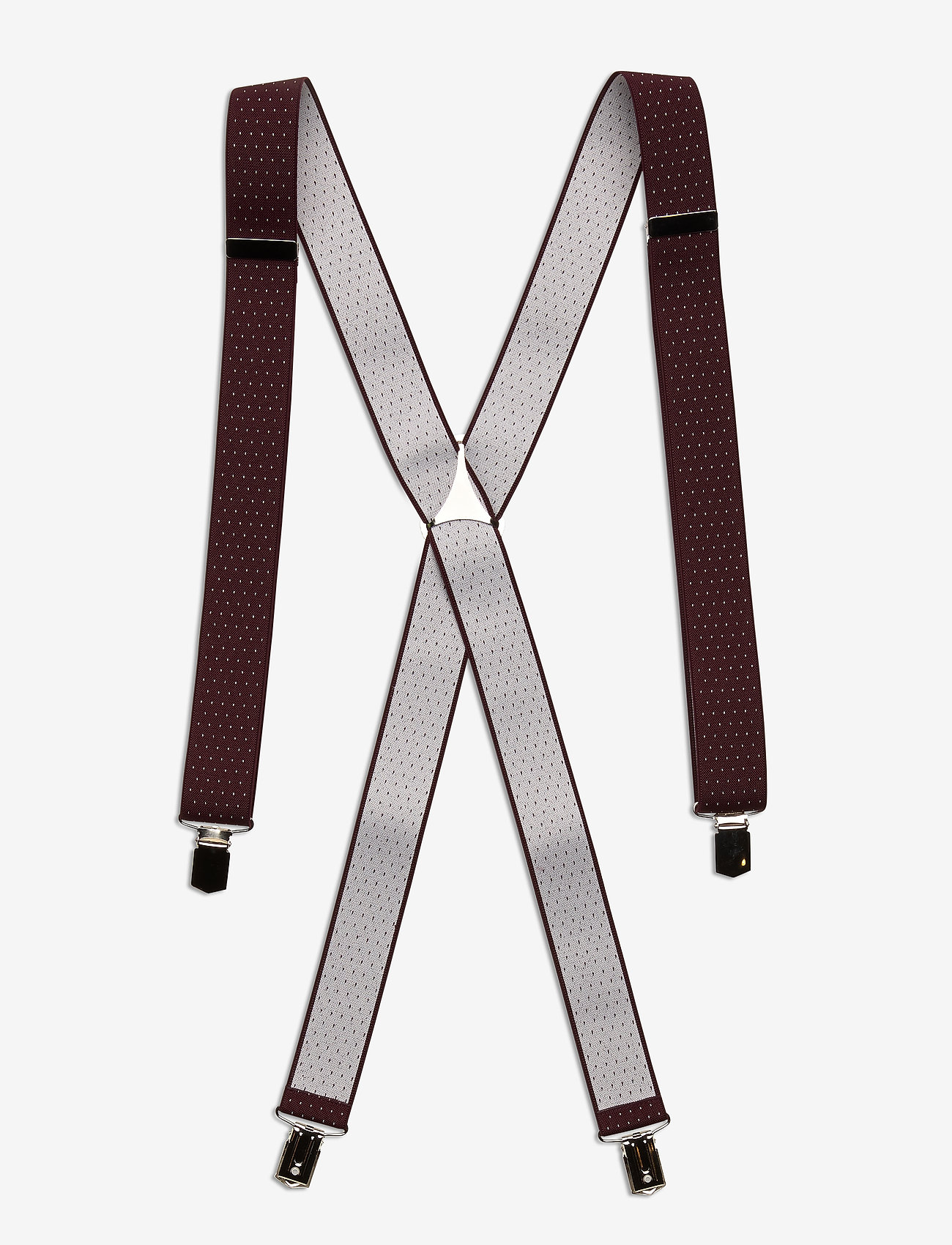 Amanda Christensen - Braces Micro dot - suspenders - bordeaux - 0