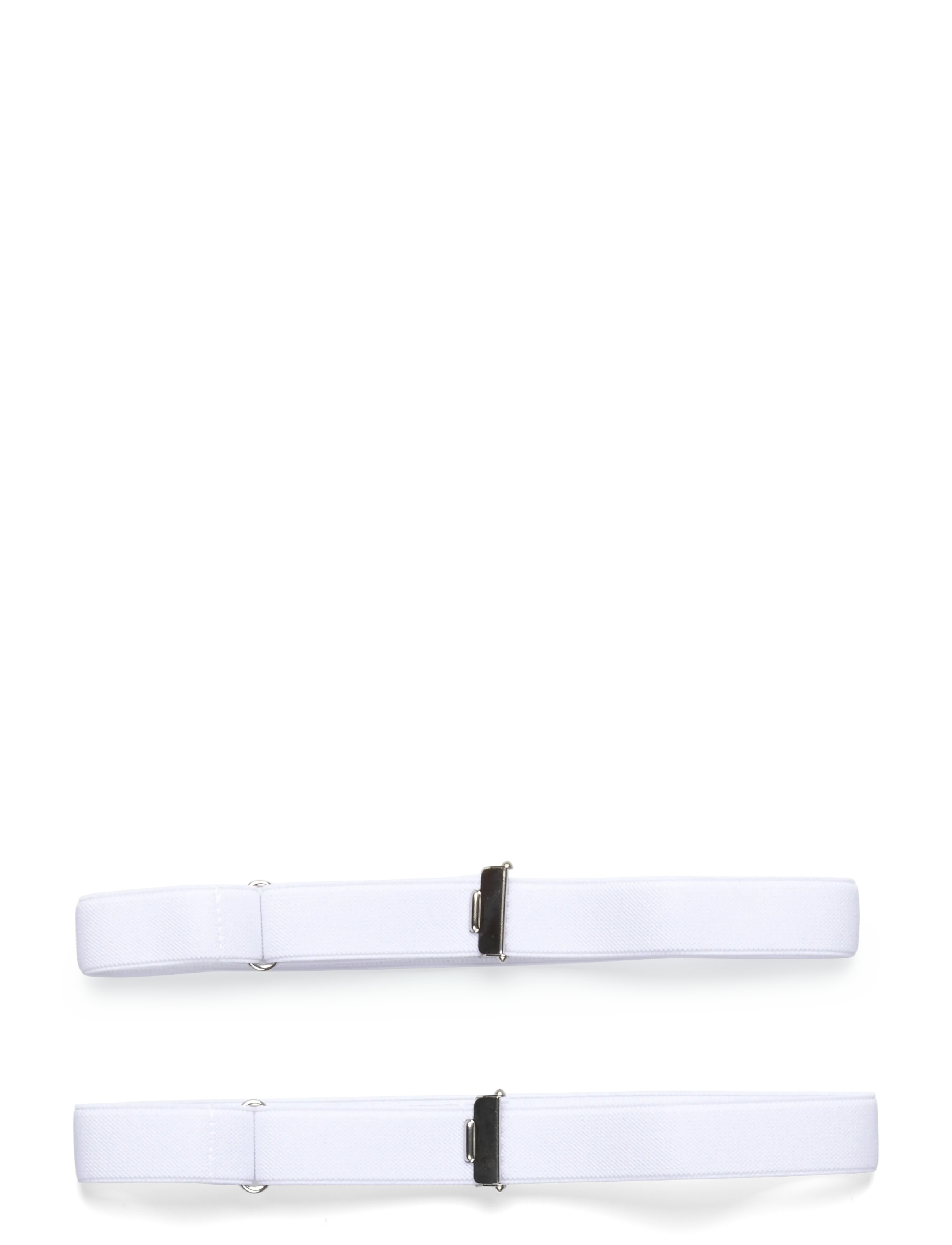 Amanda Christensen - Sleeve holders - suspenders - white - 1
