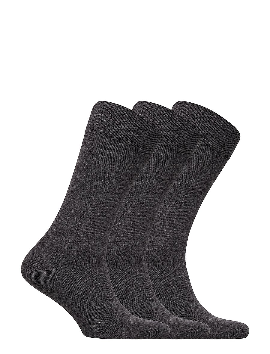 Amanda Christensen - True Ankle Sock 3-Pack - crew socks - anthracite melange - 1