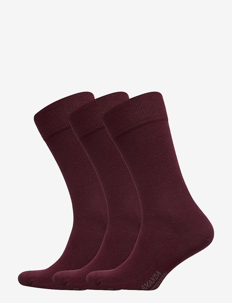 Amanda Christensen - True Ankle Sock - crew socks - bordeaux - 0