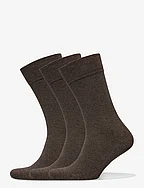 True Ankle Sock - BROWN MELANGE
