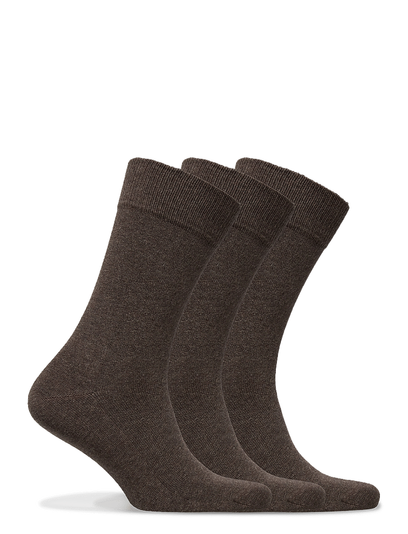 Amanda Christensen - True Ankle Sock - crew-socken - brown melange - 1