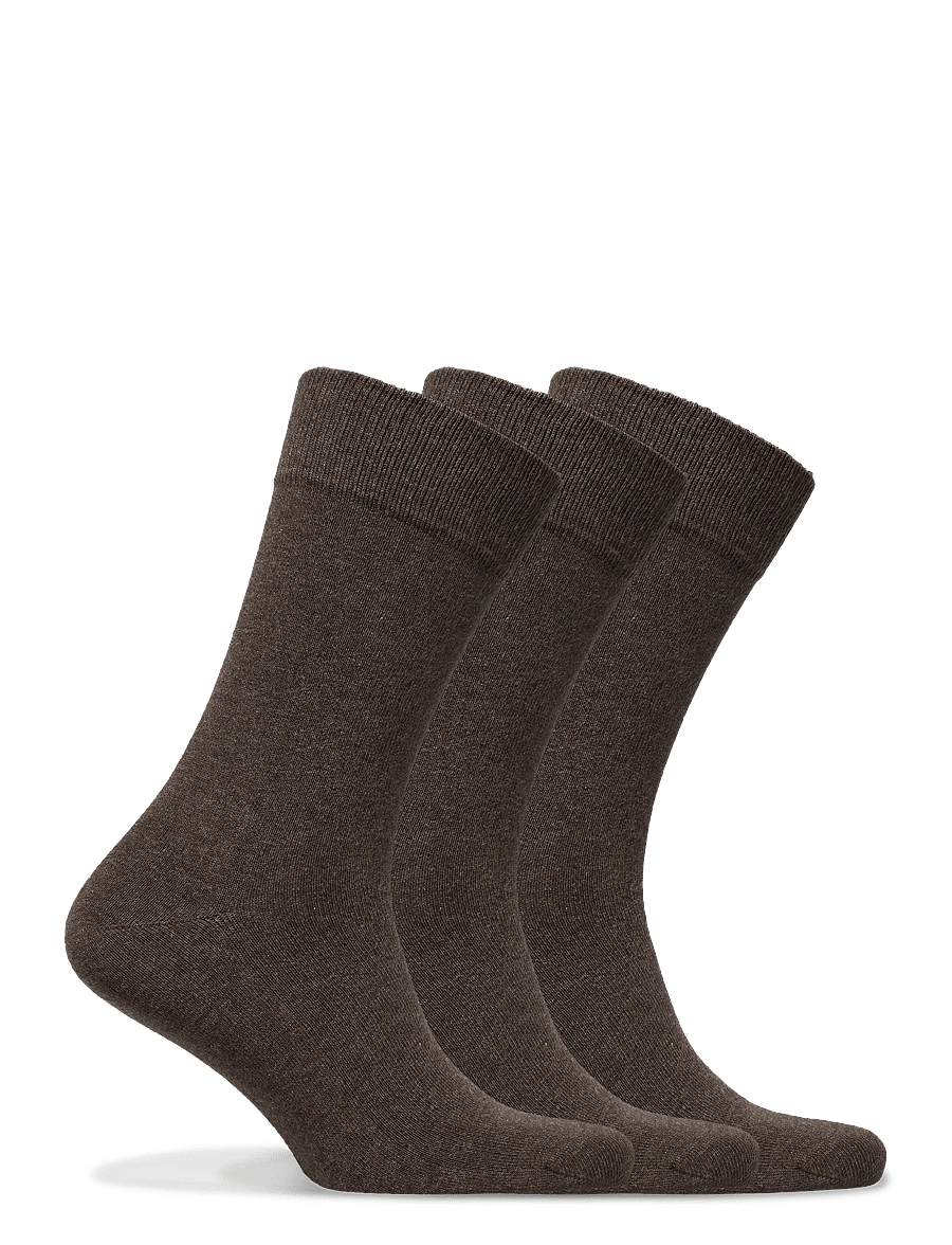 Amanda Christensen - True Ankle Sock 3-Pack - skarpety za kostkę - brown melange - 1