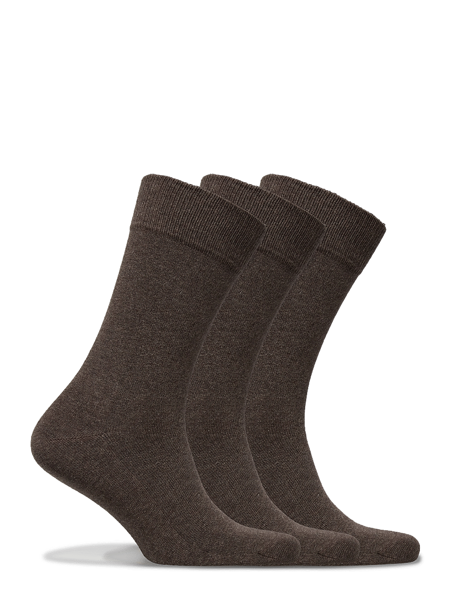Amanda Christensen - True Ankle Sock 3-Pack - skarpety za kostkę - brown melange - 2