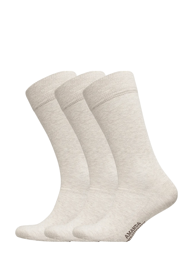 Amanda Christensen - True Ankle Sock - vanliga strumpor - sand melange - 0