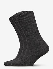 Amanda Christensen - Supreme Sock 3-pack - Įprasto ilgio kojinės - anthracite melange - 0