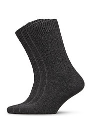 Amanda Christensen - Supreme Sock 3-pack - Įprasto ilgio kojinės - anthracite melange - 3