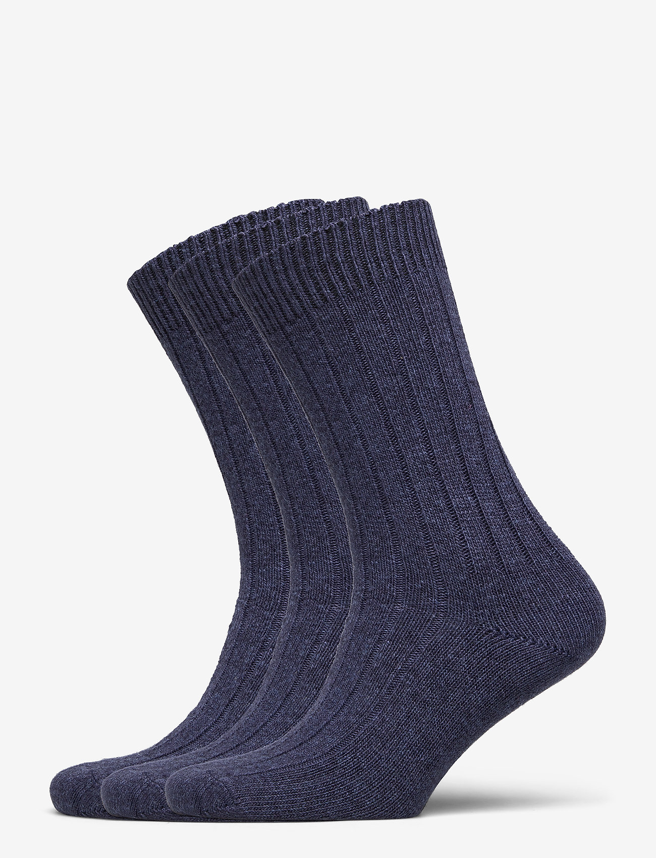 Amanda Christensen - Supreme Sock 3-pack - vanliga strumpor - dark blue melange - 0