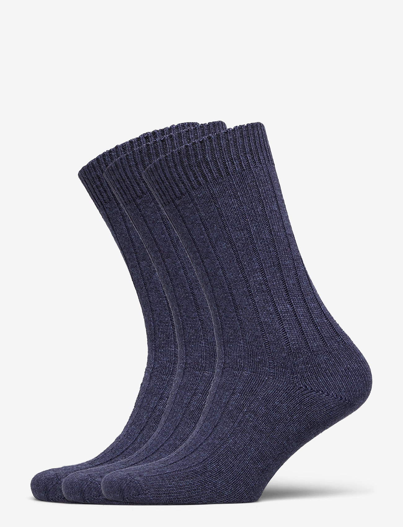 Amanda Christensen - Supreme Sock 3-pack - lange strømper - dark blue melange - 0