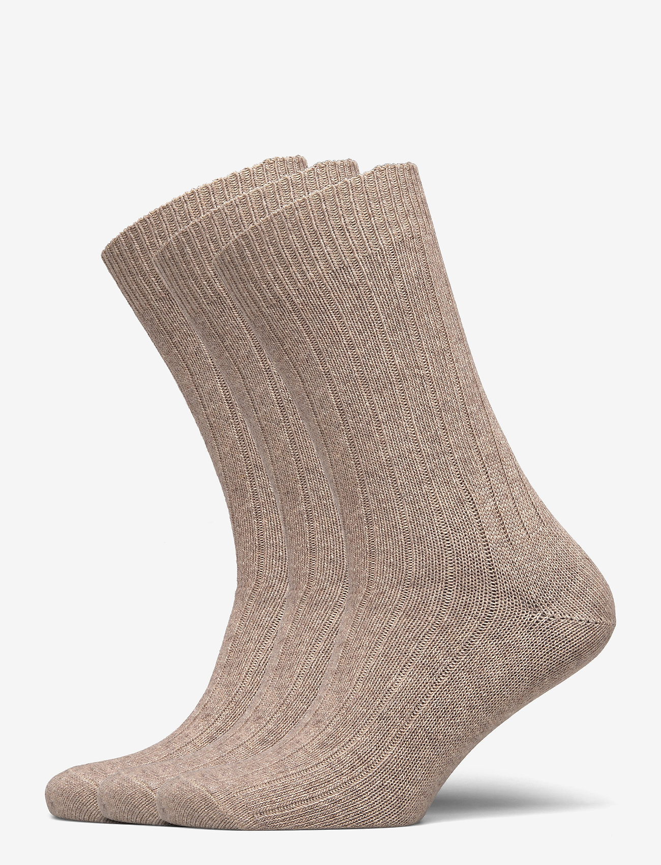 Amanda Christensen - Supreme Sock 3-pack - lange strømper - light brown melange - 0