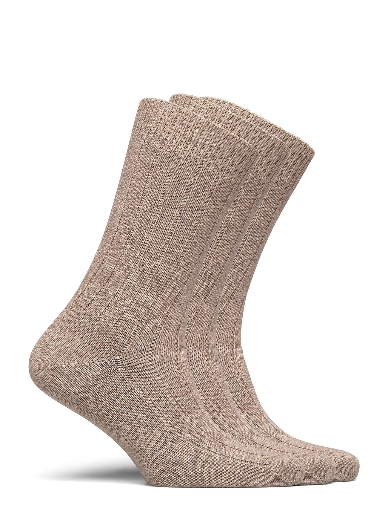 Amanda Christensen - Supreme Sock 3-pack - Įprasto ilgio kojinės - light brown melange - 1
