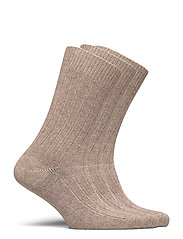 Amanda Christensen - Supreme Sock 3-pack - lange strømper - light brown melange - 1