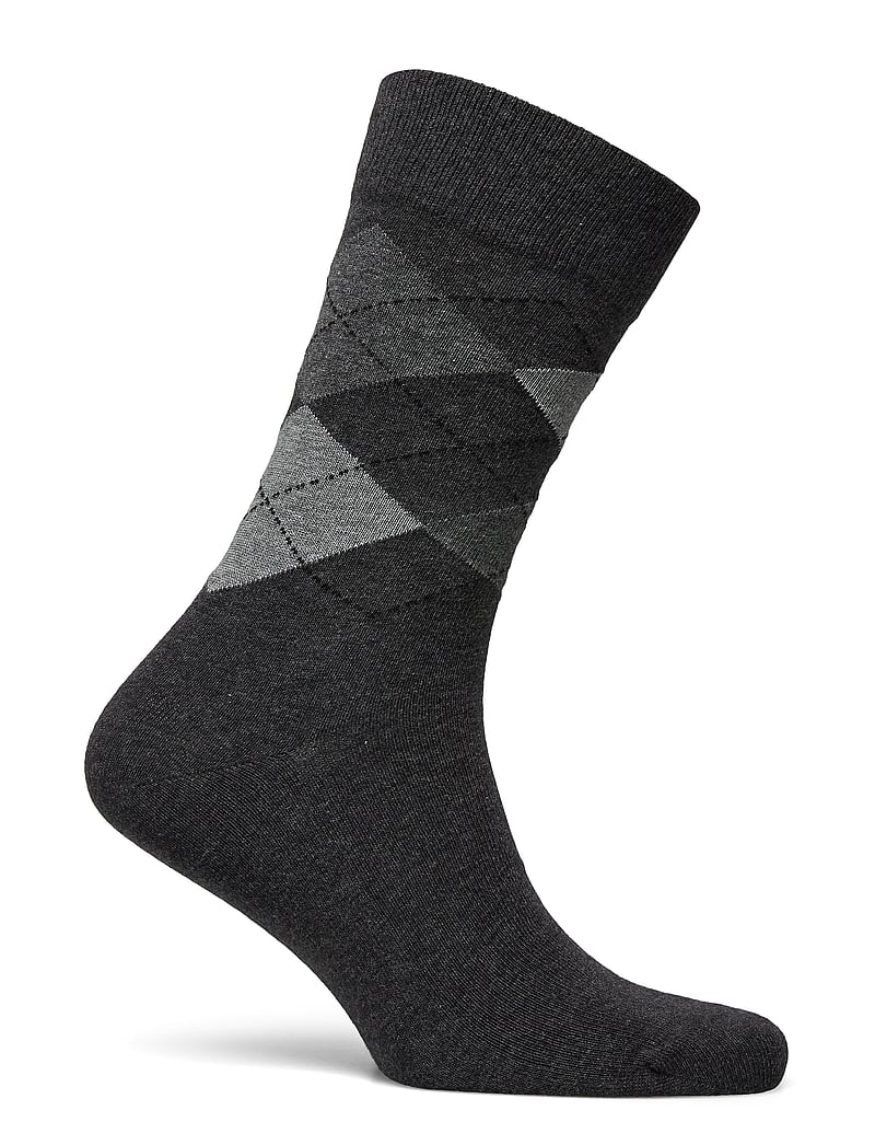 Amanda Christensen - True Ankle Argyle - crew-socken - anthracite melange - 3